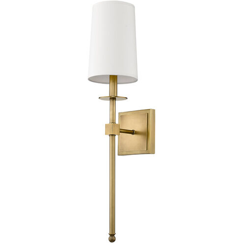 Camila 1 Light 6 inch Rubbed Brass Wall Sconce Wall Light