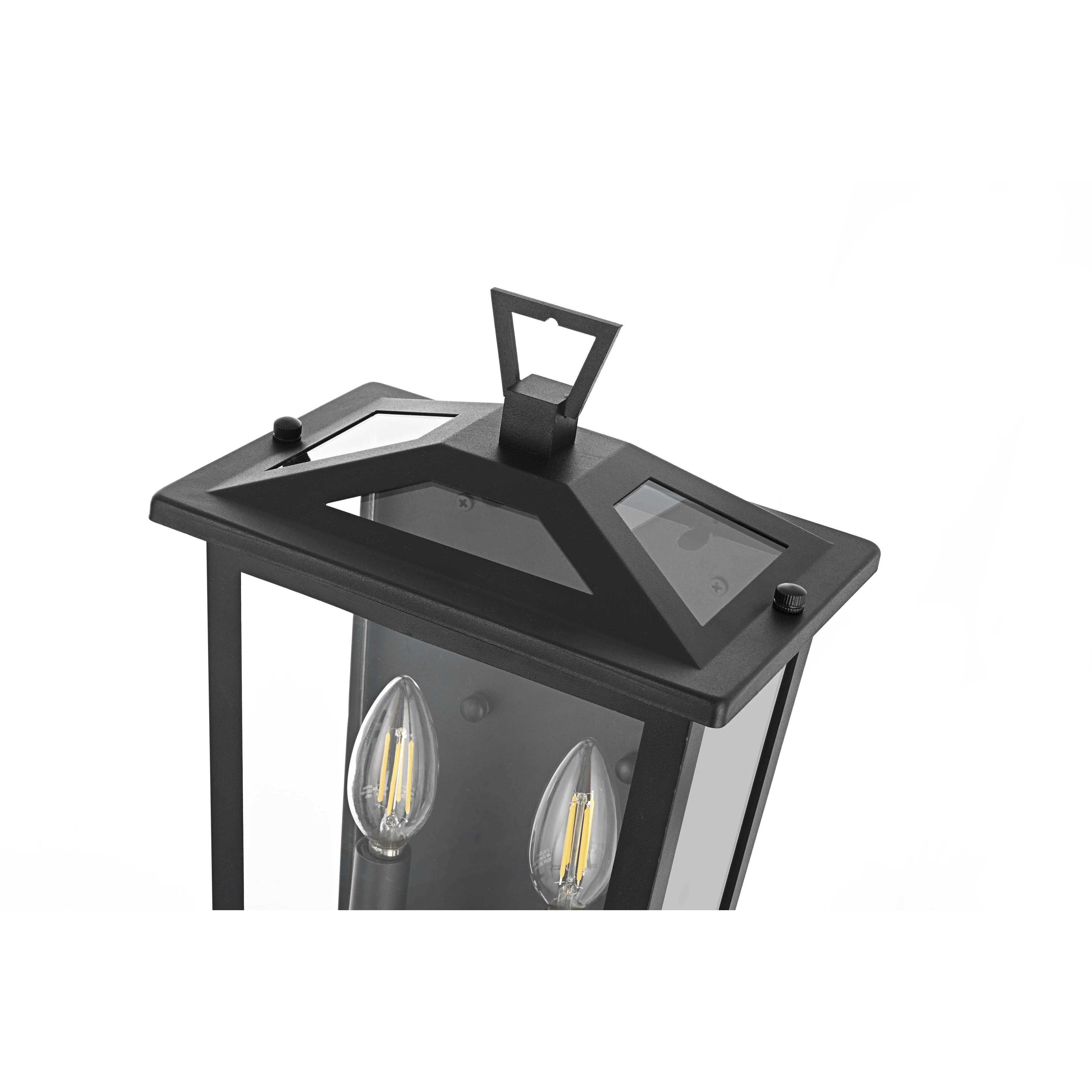 Richmond 2 Light 14 inch Black Outdoor Wall Sconce