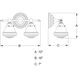 Huntley LED 16 inch Natural Brass Bathroom Light Wall Light