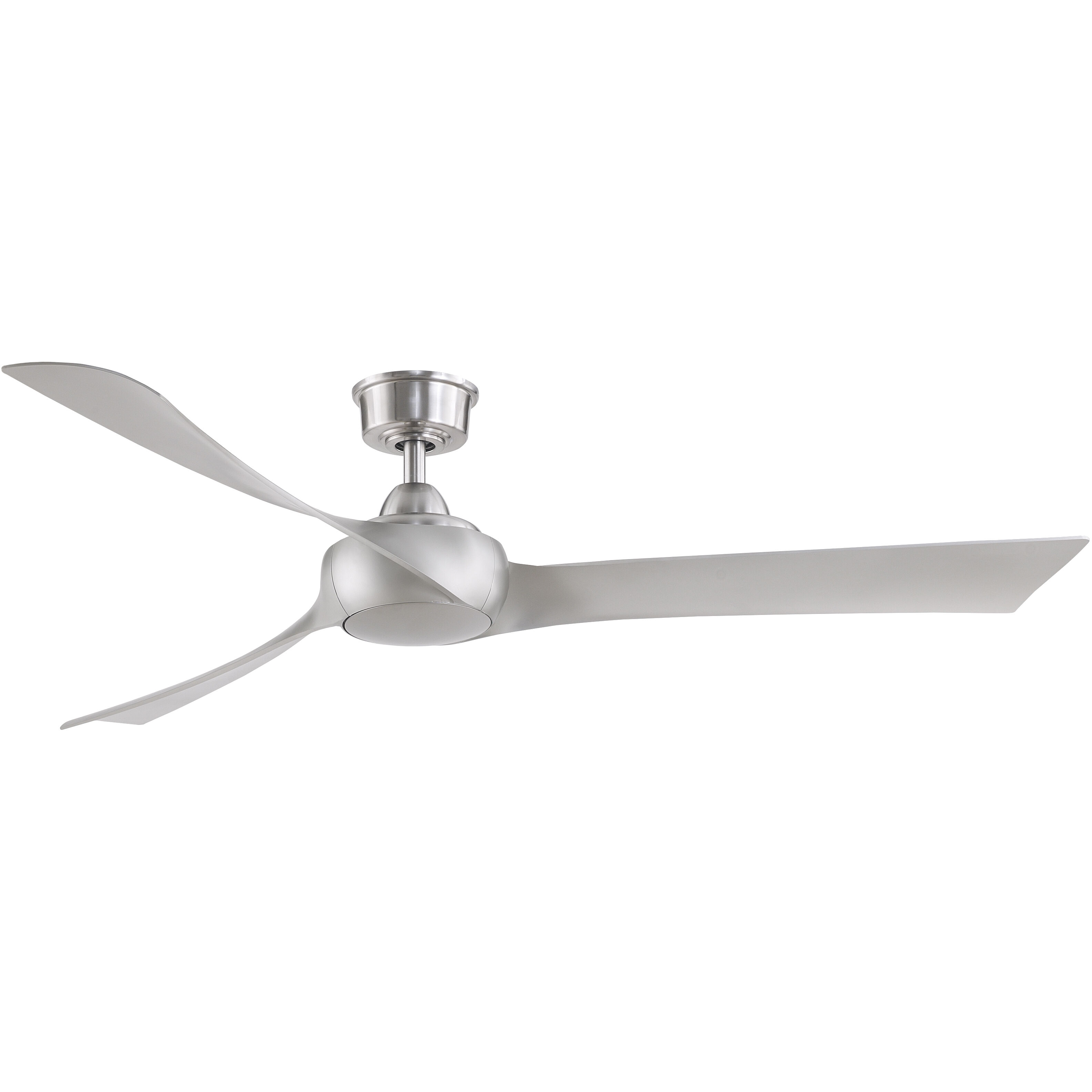 Wrap Custom 8.88 inch Brushed Nickel Fan Motor Only