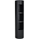 Reverso Matte Black Bookcase