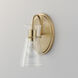Ava 1 Light 5 inch Natural Aged Brass Bath Vanity Wall Light