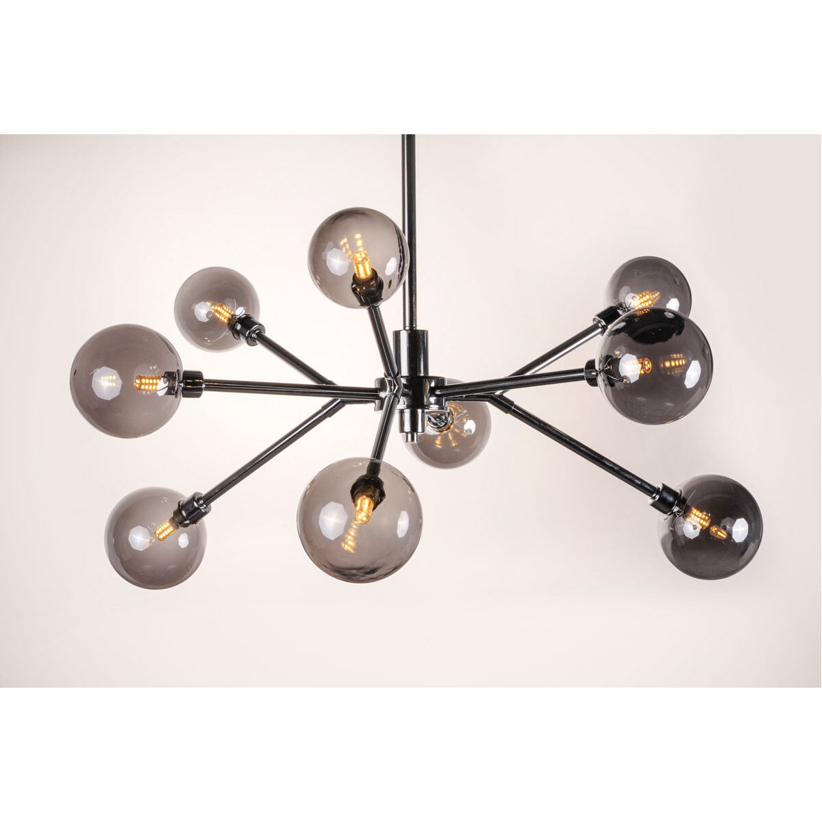 Asteroid LED 31 inch Polished Chrome Multi-Light Pendant Ceiling Light