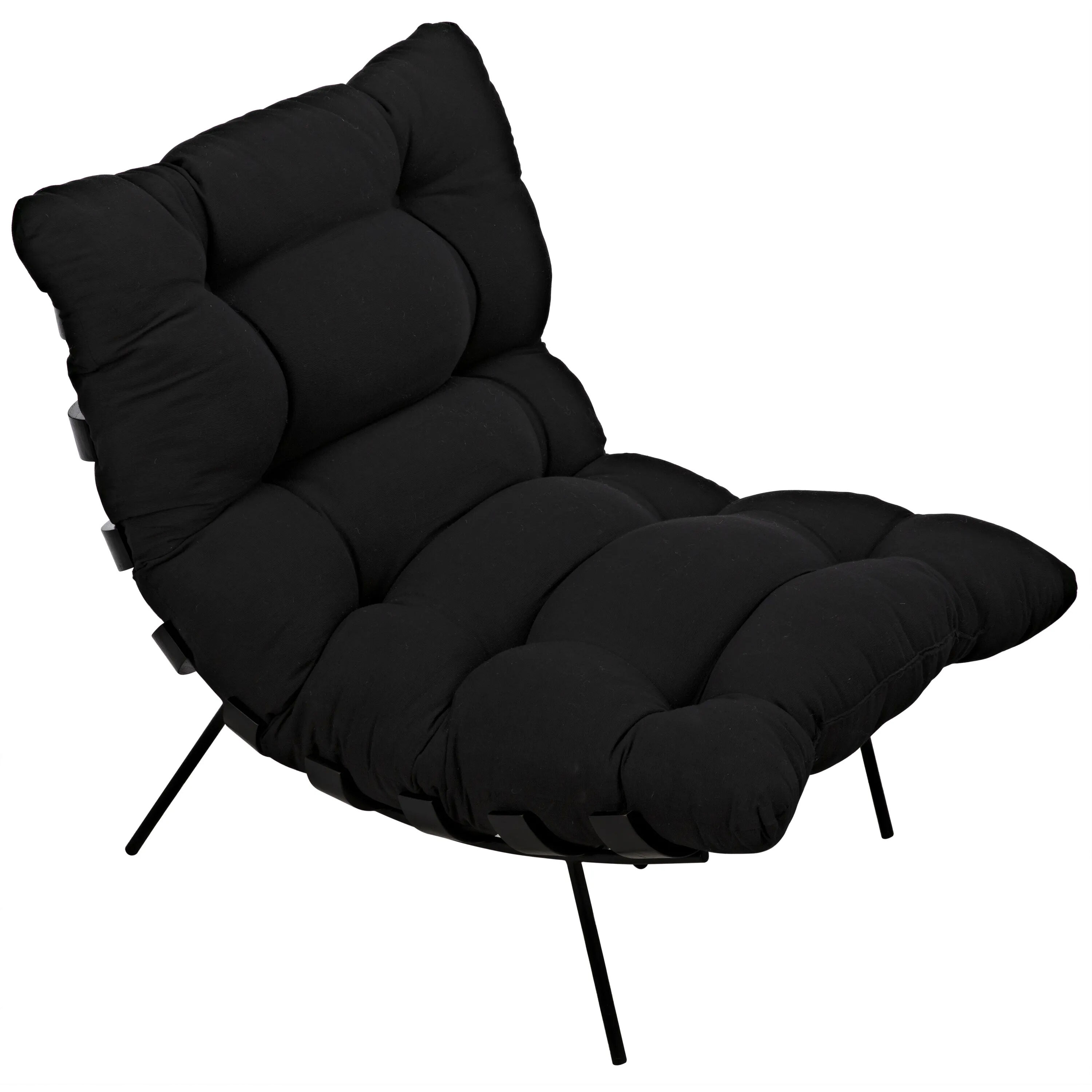 Hanzo Charcoal Black Occasional Chair