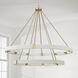 Delaney 20 Light 48 inch Matte Brass Chandelier Ceiling Light