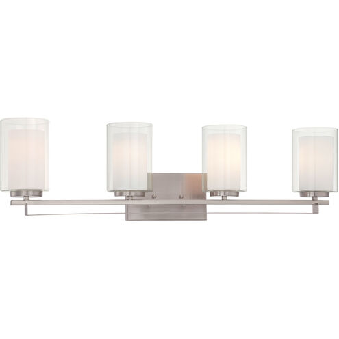 Parsons Studio 4 Light 33 inch Brushed Nickel Bath Bar Wall Light