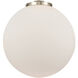 Franklin Restoration Beacon LED 18 inch Satin Gold Statement Pendant Ceiling Light in Matte White