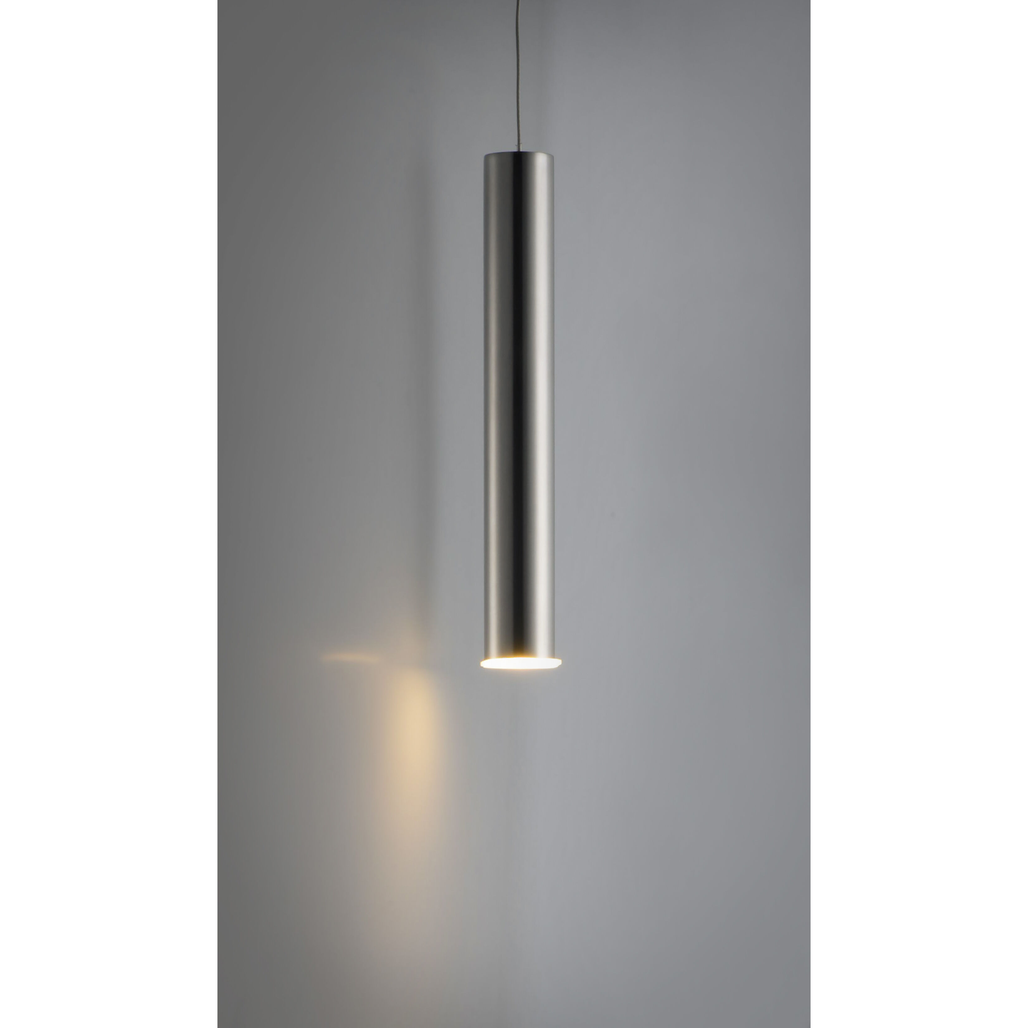 Flute LED 1 inch Polished Chrome Mini Pendant Ceiling Light