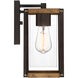 Marion Square 1 Light 11 inch Rustic Black Outdoor Wall Lantern