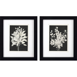 Florals Black and White Framed Art