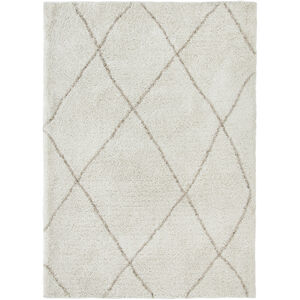 Allen 122 X 94 inch Off-White and Champagne Indoor Rug, 7'10" x 10’2" ft