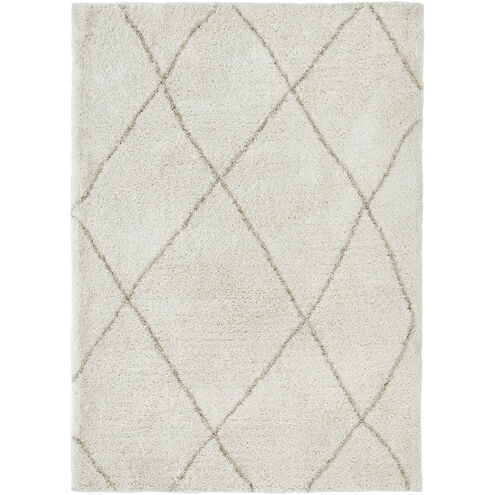 Allen 122 X 94 inch Off-White and Champagne Indoor Rug, 7'10" x 10’2" ft