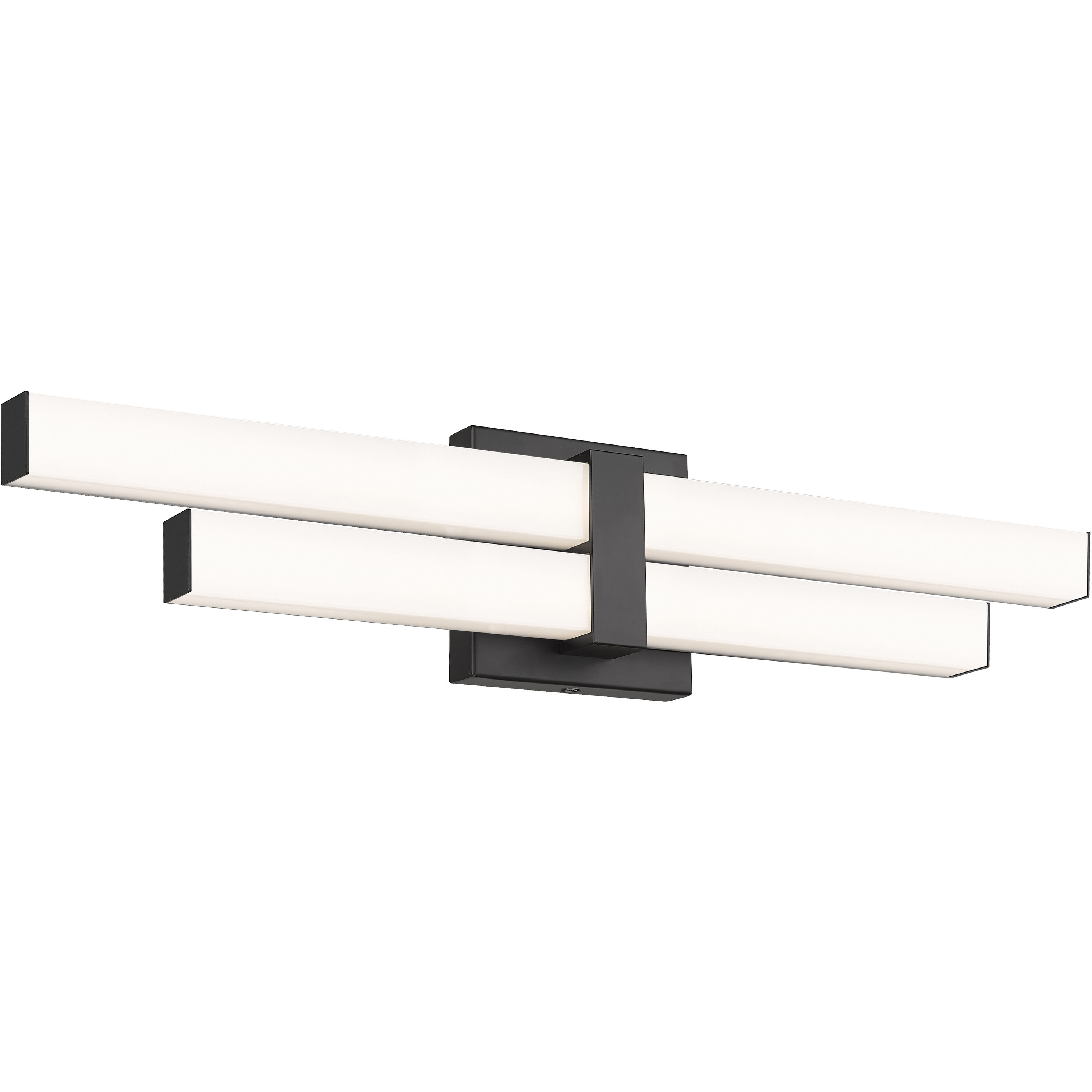 Zane LED 25 inch Matte Black Vanity Wall Light