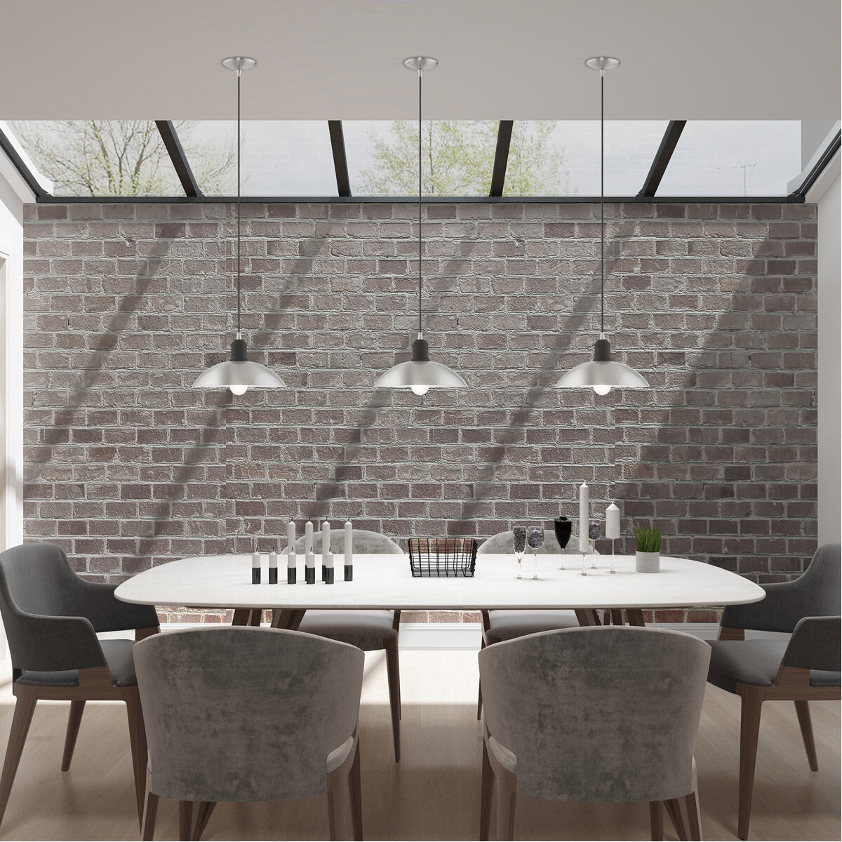 Allison 1 Light 13 inch Brushed Nickel Mini Pendant Ceiling Light