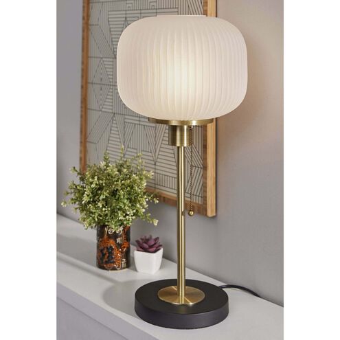 Hazel 22 inch 60.00 watt Antique Brass Table Lamp Portable Light