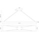 Piazza LED 8.63 inch White Pendant Ceiling Light