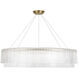 Ian K. Fowler Maderno LED 48.25 inch Hand-Rubbed Antique Brass Chandelier Ceiling Light