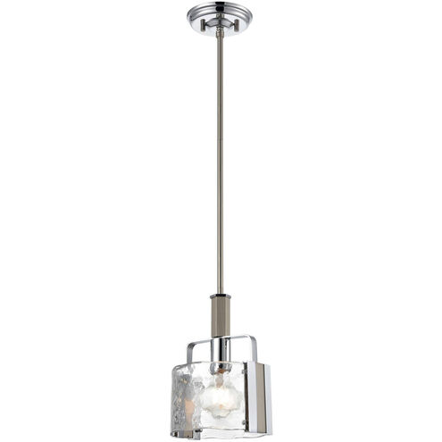 Georgian Bay 1 Light Chrome and Buffed Nickel Mini-Pendant Ceiling Light