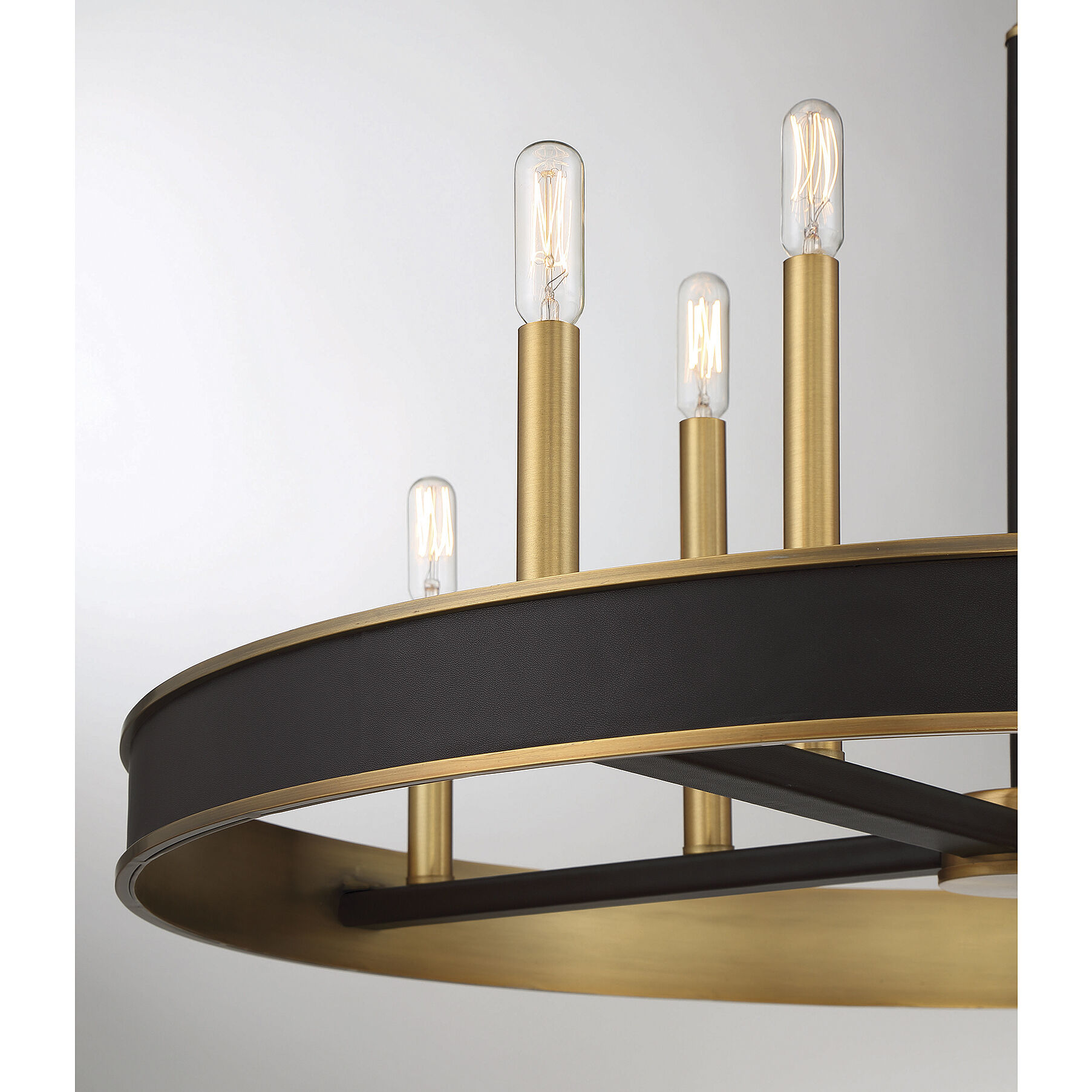 Chaucer 8 Light 30 inch Warm Brass Chandelier Ceiling Light