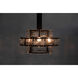 Bergdorf 4 Light 18 inch Matte Black Pendant Ceiling Light