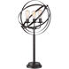 Orbiton 33 inch 60.00 watt Black Table Lamp Portable Light