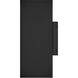 Coastal Elements Tetra 2 Light 12 inch Black Outdoor Wall Mount