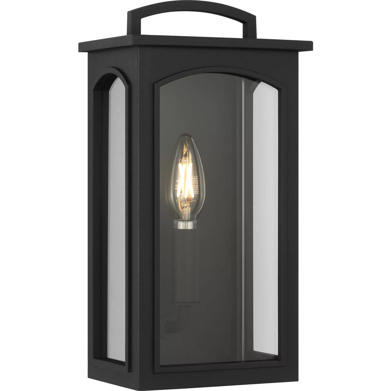 C&M by Chapman & Myers Modesto 1 Light 12.38 inch Textured Black Outdoor Wall Lantern