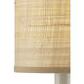 Grasscloth Natural 5 inch Drum Chandelier Shade