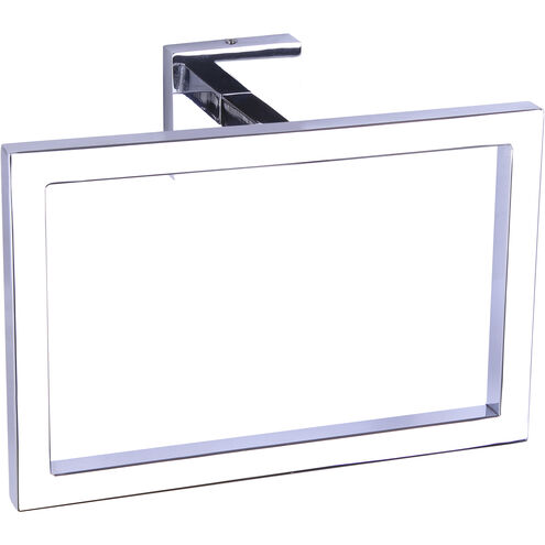 Bishop 9 inch Chrome Towel Ring