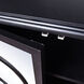 Hollywood 60 inch Semi Gloss Black Lacquer and Clear Sideboard