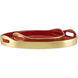 Riya Gold and Red Tray Set, Set of 2