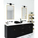 Vega Minor LED 24 inch Black Bath Vanity Wall Light