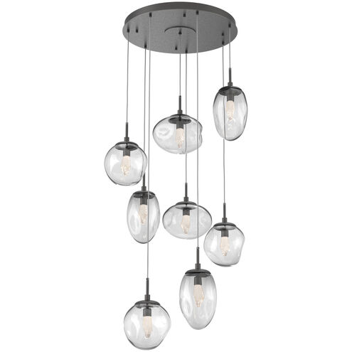 Cosmos LED LED Graphite Chandelier Ceiling Light, Round Multi-Port