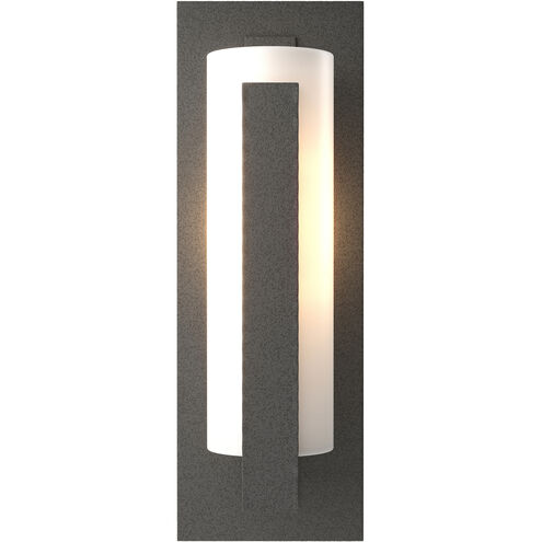Forged Vertical Bars 1 Light 18.8 inch Coastal Natural Iron Outdoor Sconce