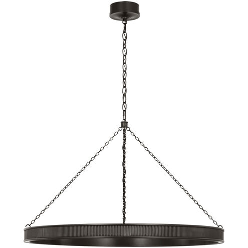 Marie Flanigan Menil LED 40 inch Bronze Ring Chandelier Ceiling Light