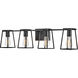 Filmore 33.5 inch Black Vanity Light Wall Light