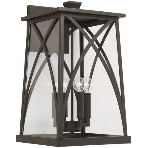 Marshall 4 Light 20 inch Oiled Bronze Outdoor Wall Lantern
