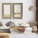 Blanco Pluma White and Metallic Framed Art, The Studio
