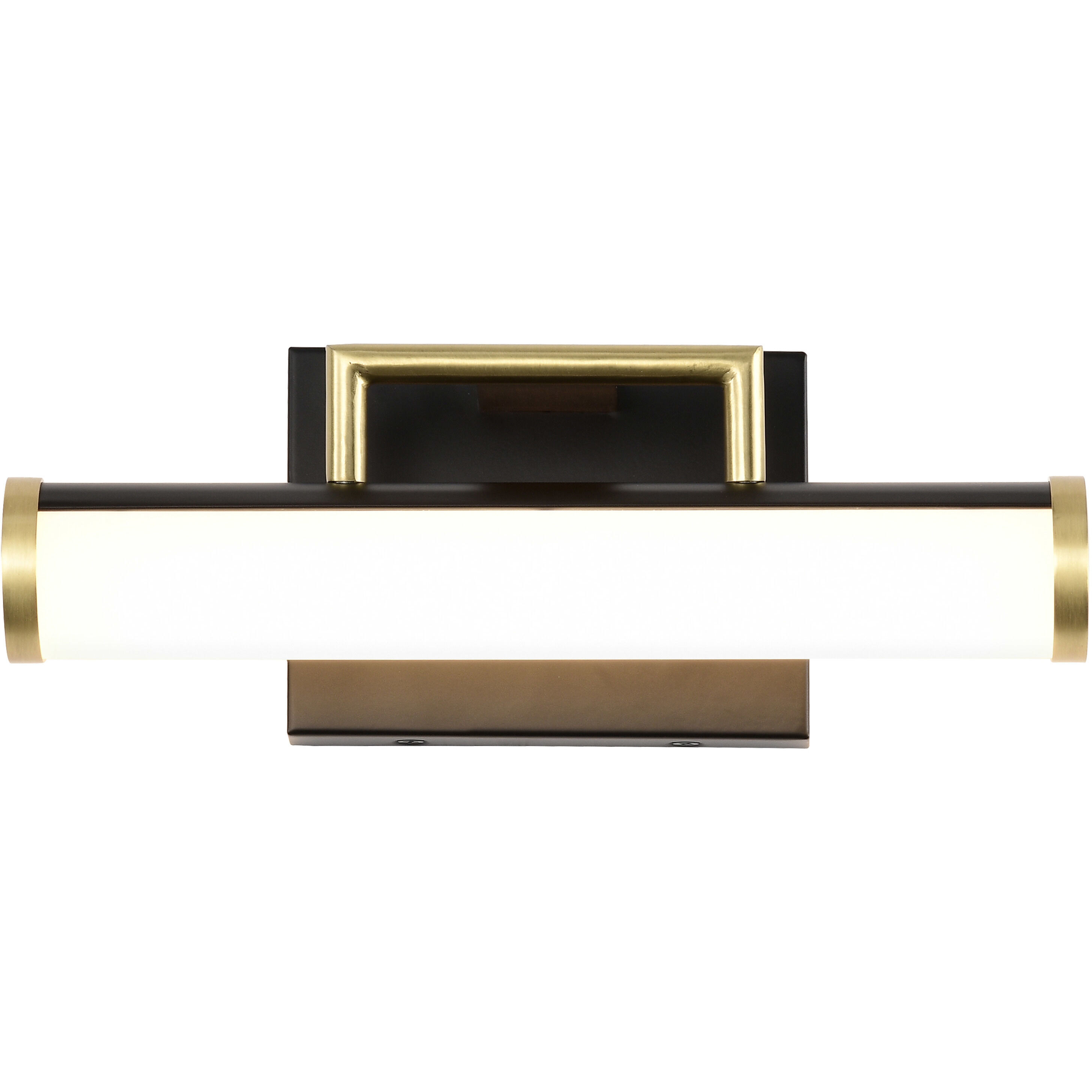 Solano LED 12 inch Matte Black Bath Vanity Light Wall Light