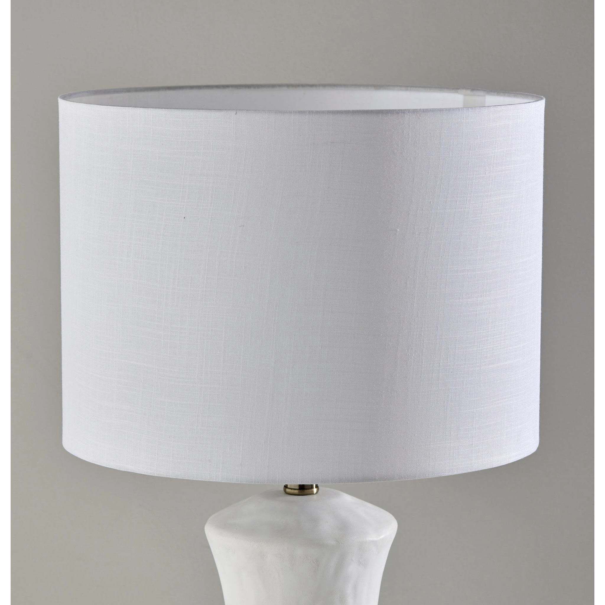 Marissa 26 inch 100.00 watt Matte White Ceramic Table Lamp Portable Light