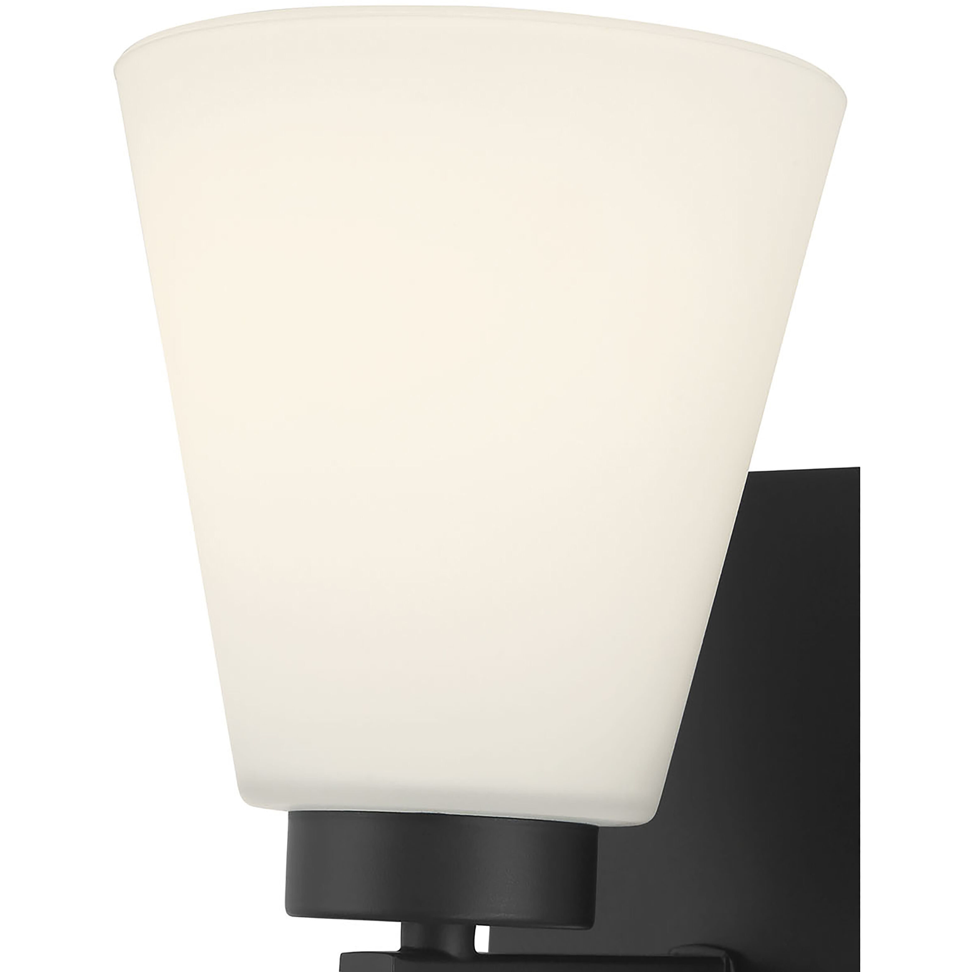 Strayhan 1 Light 5 inch Matte Black Wall Sconce Wall Light