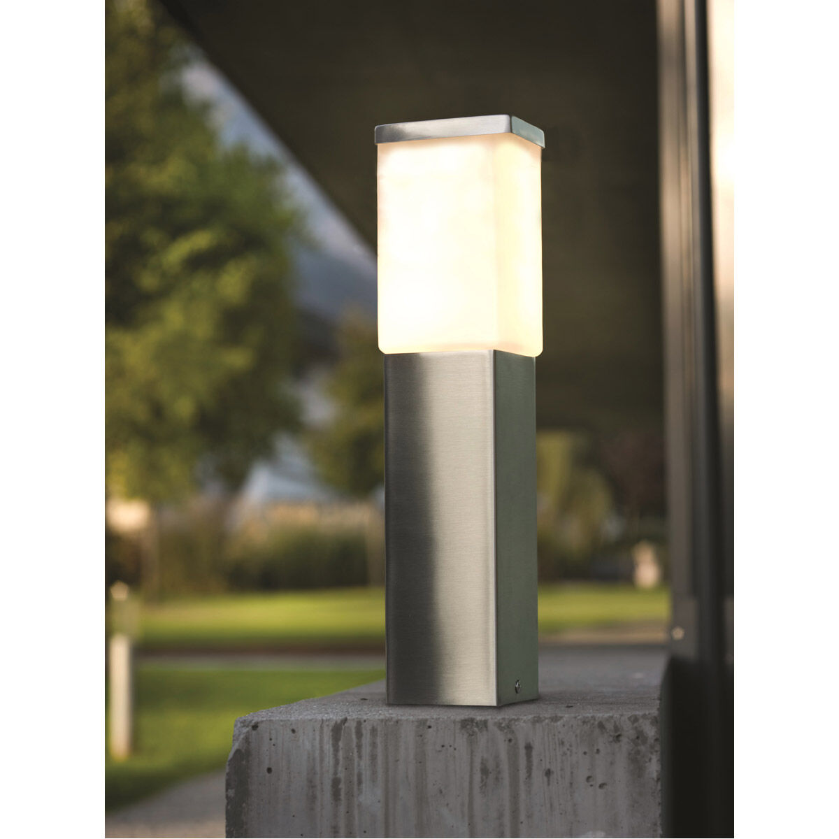 Calgary 120 60 watt Stainless Steel Outdoor Path Light