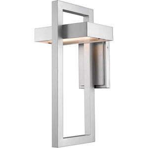 Luttrel LED 18 inch Silver Outdoor Wall Sconce
