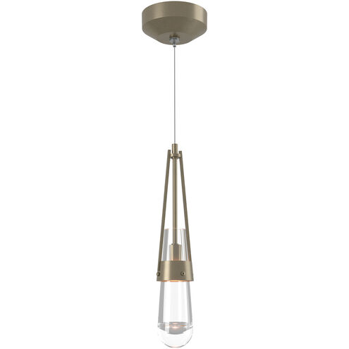 Link 1 Light 2.9 inch Soft Gold Mini Pendant Ceiling Light