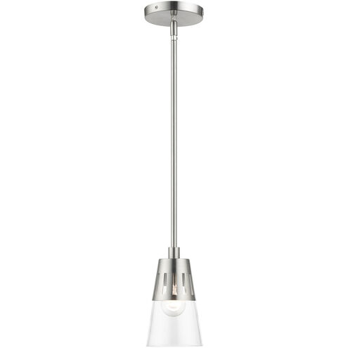 Bennington 1 Light 5.13 inch Brushed Nickel Mini Pendant Ceiling Light