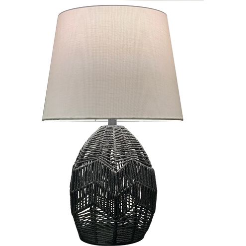 Tillie 18.25 inch 60 watt Matte Black Table Lamp Portable Light