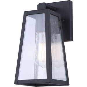 Coralea 1 Light 10.75 inch Sand Black Outdoor Wall Lantern