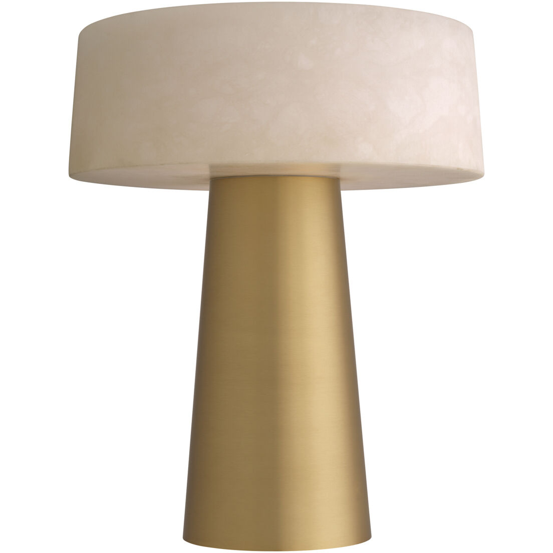 Cinco 16.93 inch 8 watt Antique Brass with Alabaster Table Lamp Portable Light