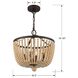 Rylee 4 Light 16.5 inch Forged Bronze Mini Chandelier Ceiling Light
