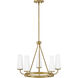 Selma 5 Light 24 inch Gold Chandelier Ceiling Light